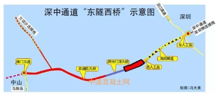 難度或超港珠澳大橋的又一超級(jí)工程“深中通道”